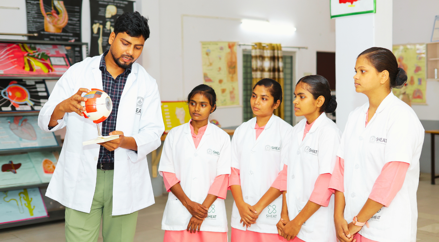 Experienced nursing faculty guiding future healthcare professionals