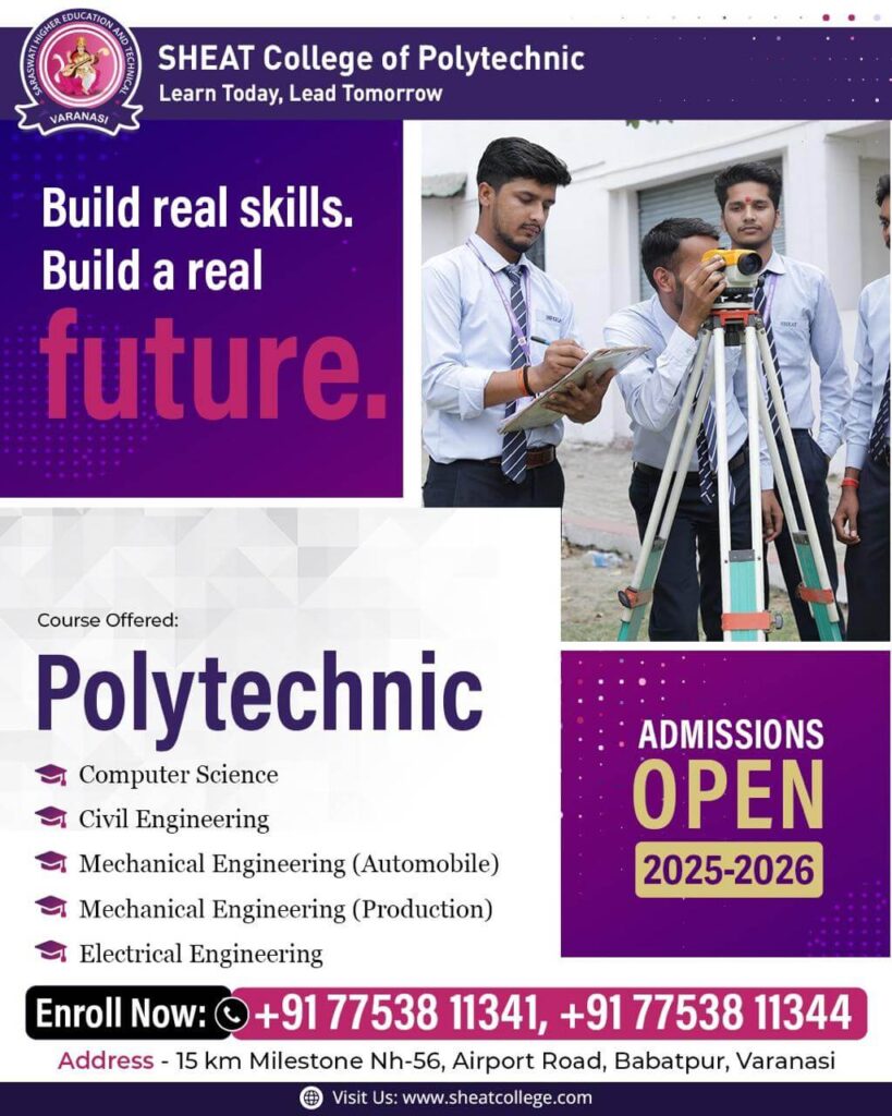 Master Polytechnic Skills at SHEAT: Affordable Diplomas Leading to Quick Jobs in Uttar Pradesh featured image